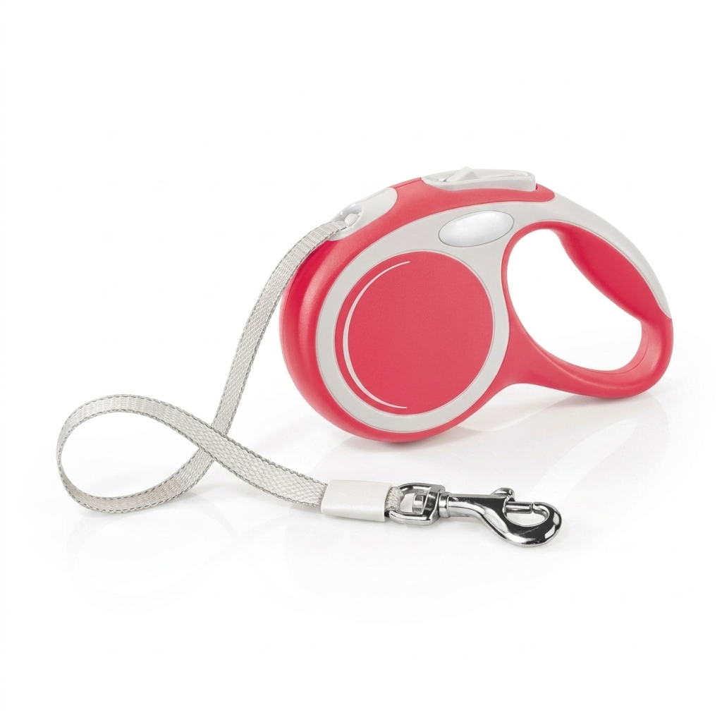 Flexi Lead Comfort Red top-down view