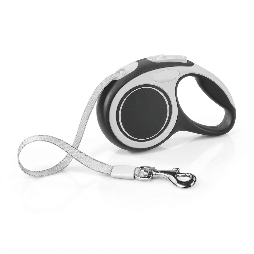 Flexi Lead Comfort Black front view