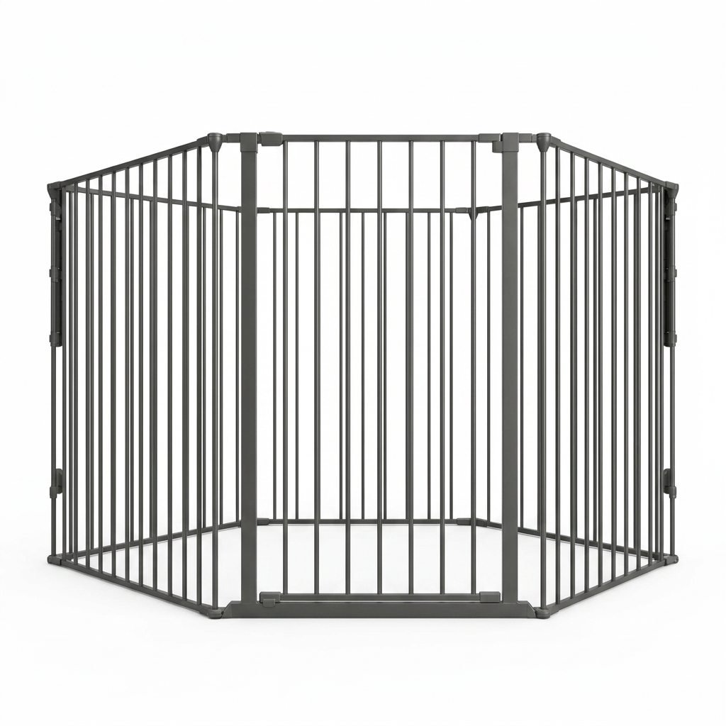 DogSpace Rocky Pet Gate front view