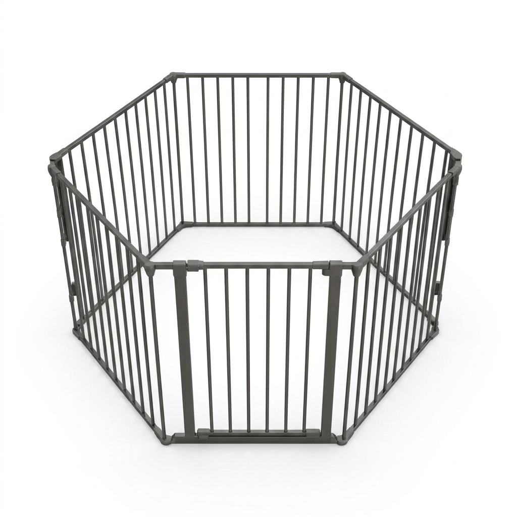 DogSpace Rocky Pet Gate top-down view