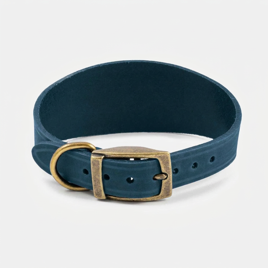 Timberwolf Whippet Collar Blue angled view