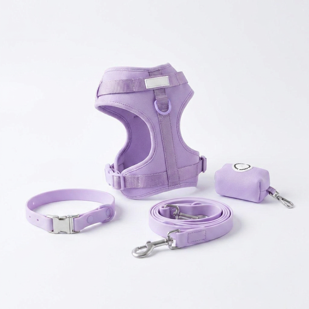 Cocopup Parma Violets Harness angled view