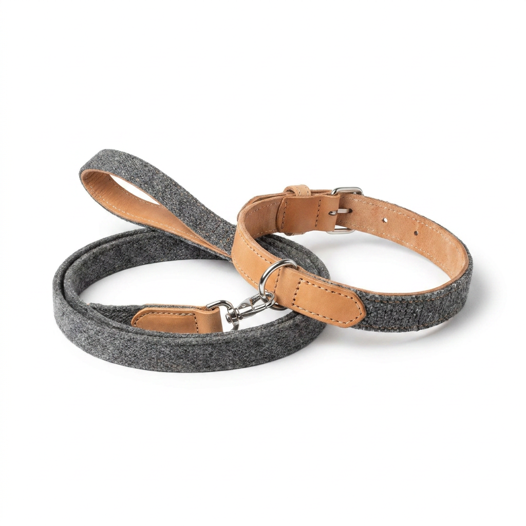 Essentials Herdwick Collar Graphite angled view