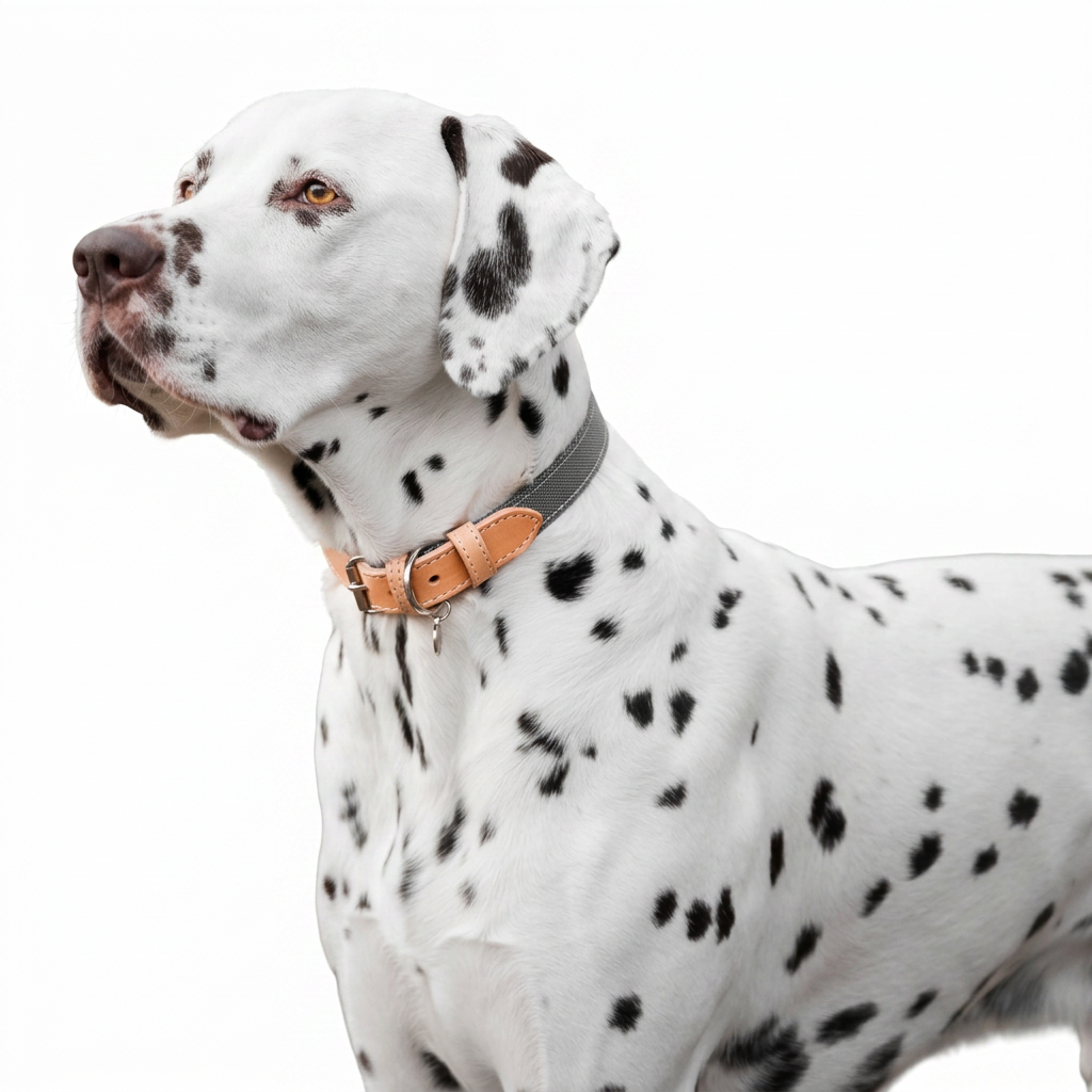 Essentials Twill Collar Slate with dog