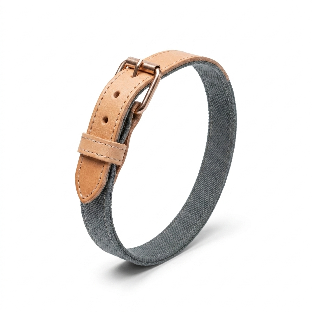Essentials Twill Collar Slate angled view