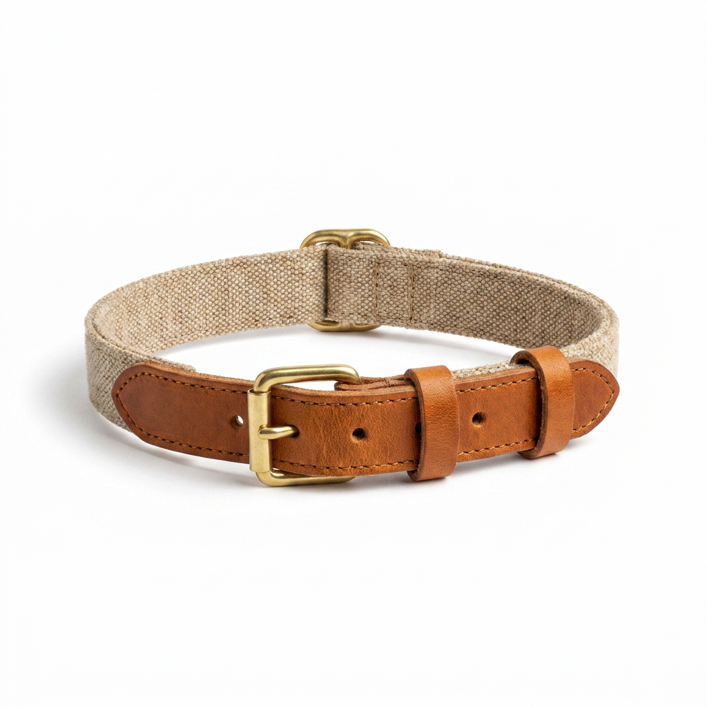 Essentials Twill Collar Linen front view
