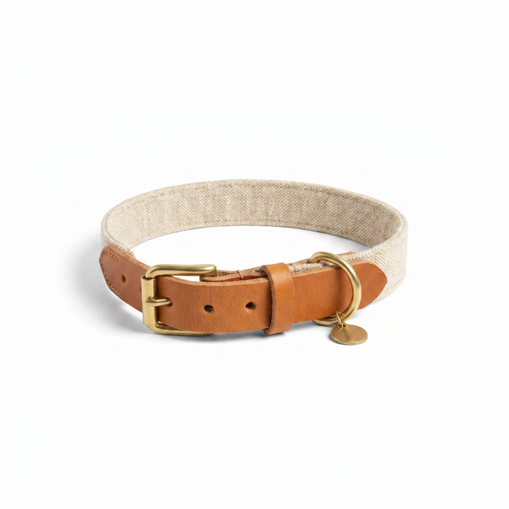 Essentials Twill Collar Linen angled view