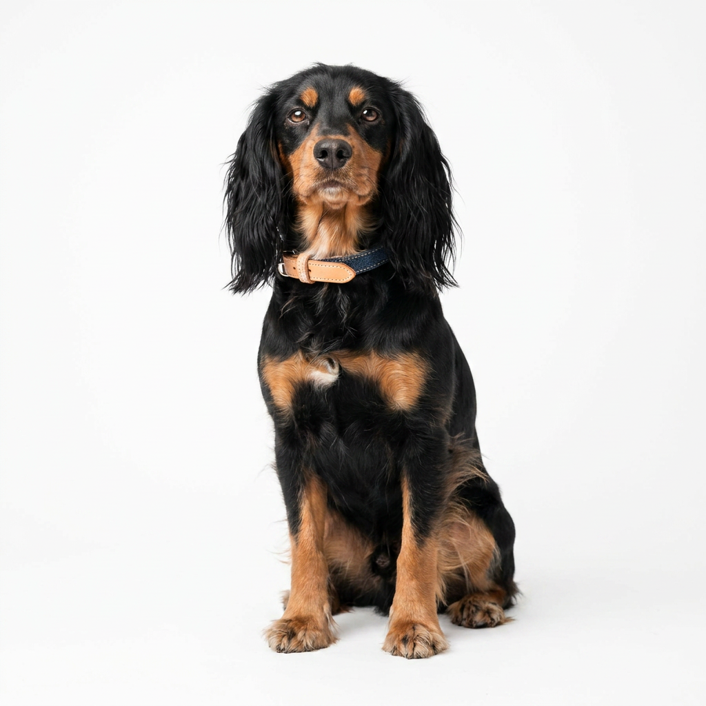 Essentials Twill Collar Denim with dog