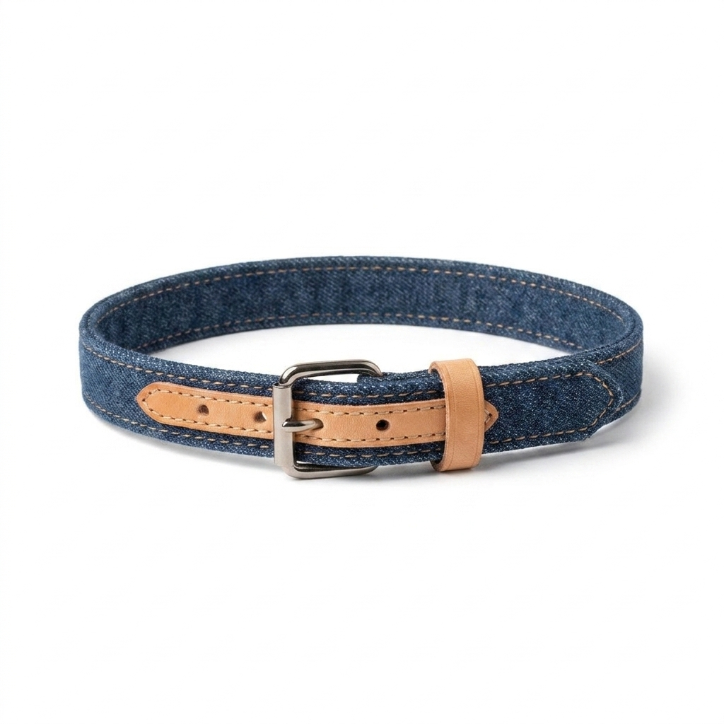 Essentials Twill Collar Denim front view