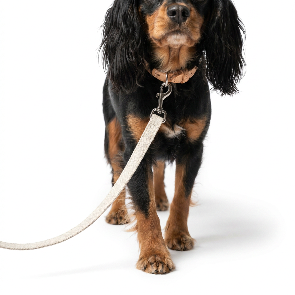 Essentials Twill Lead Linen with dog