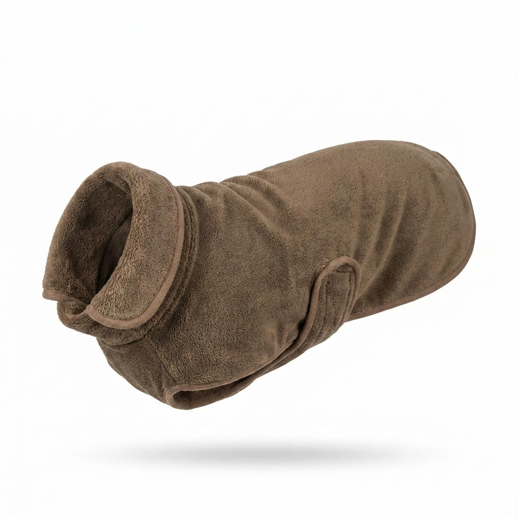 Bamboo Drying Coat Mole angled view
