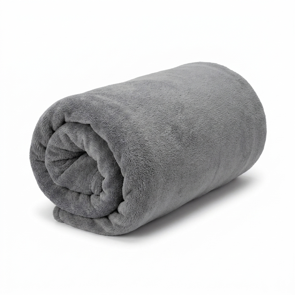 Bamboo Drying Cushion Cover Gun Metal angled view