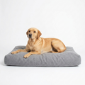 Bamboo Drying Cushion Cover Gun Metal with dog