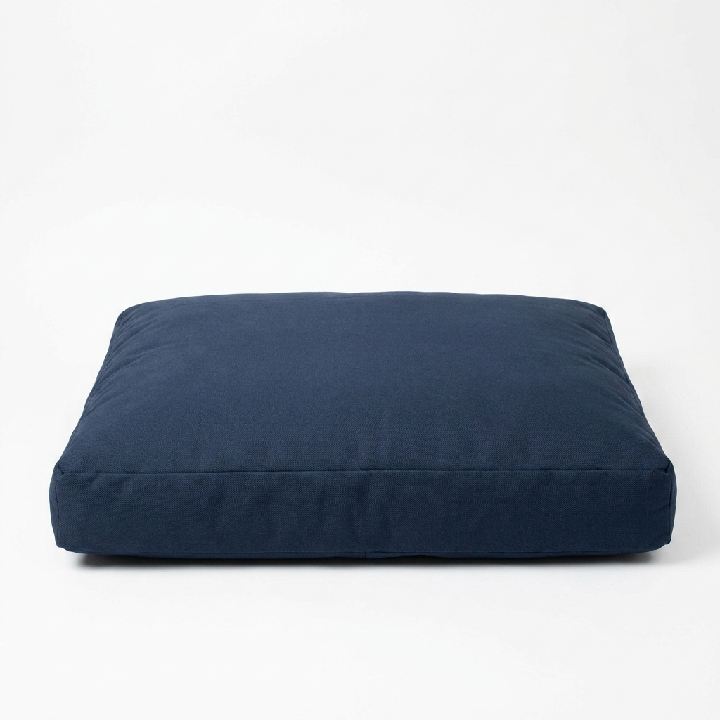 Bamboo Drying Cushion Cover Navy front view