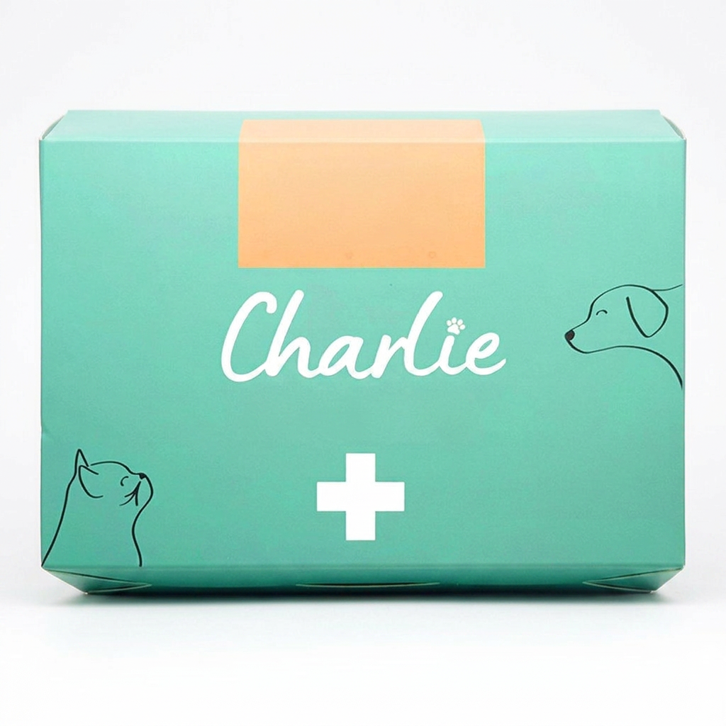 Charlie the Vet First Aid Kit Refill angled view