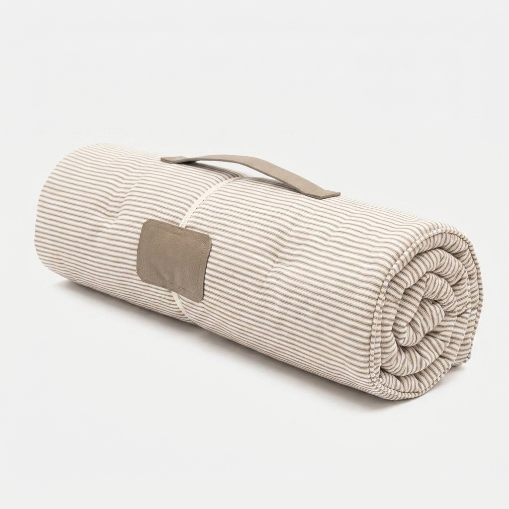 Travel Mat Regency Stripe angled view