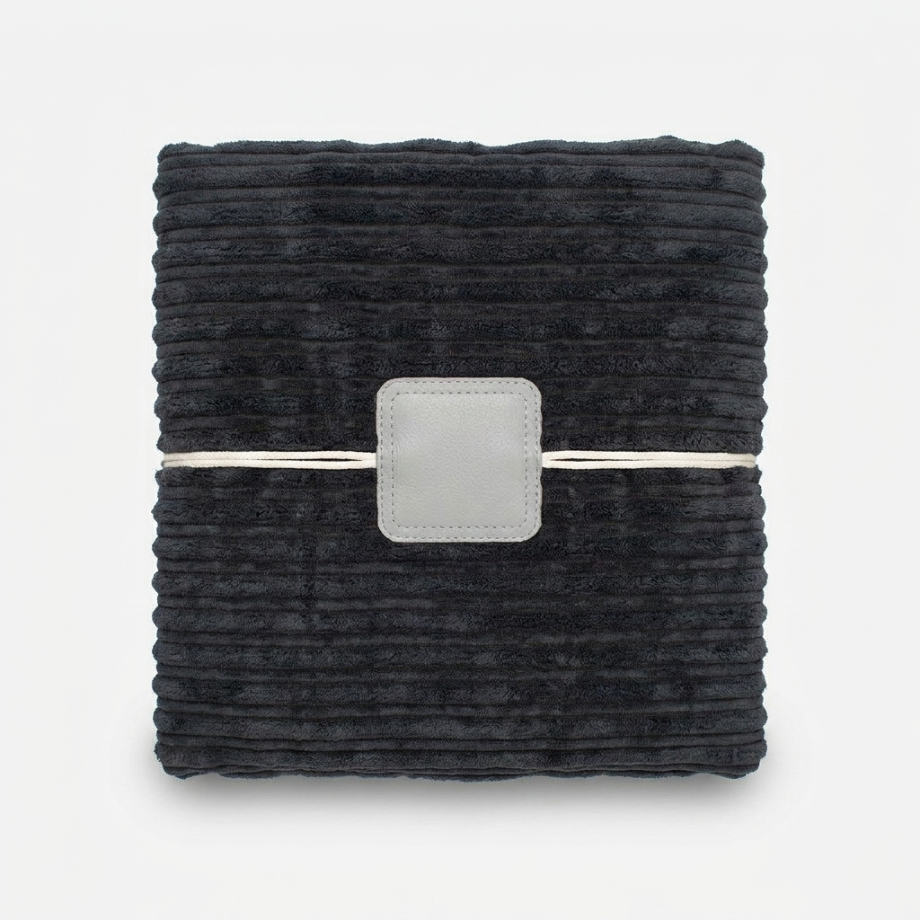 Travel Mat Navy Essentials Plush front view