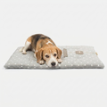 Travel Mat Grey Spot with dog