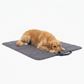 Travel Mat Oxford Herringbone Tweed with dog