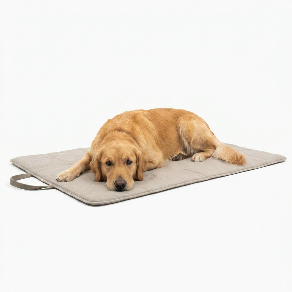 Travel Mat Savanna Stone with dog