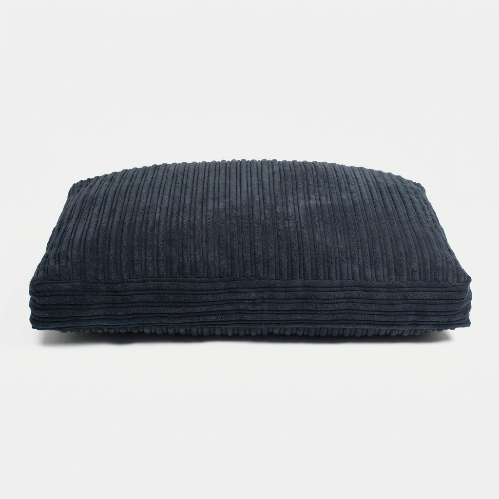 Cushion Cover Essentials Navy Plush front view