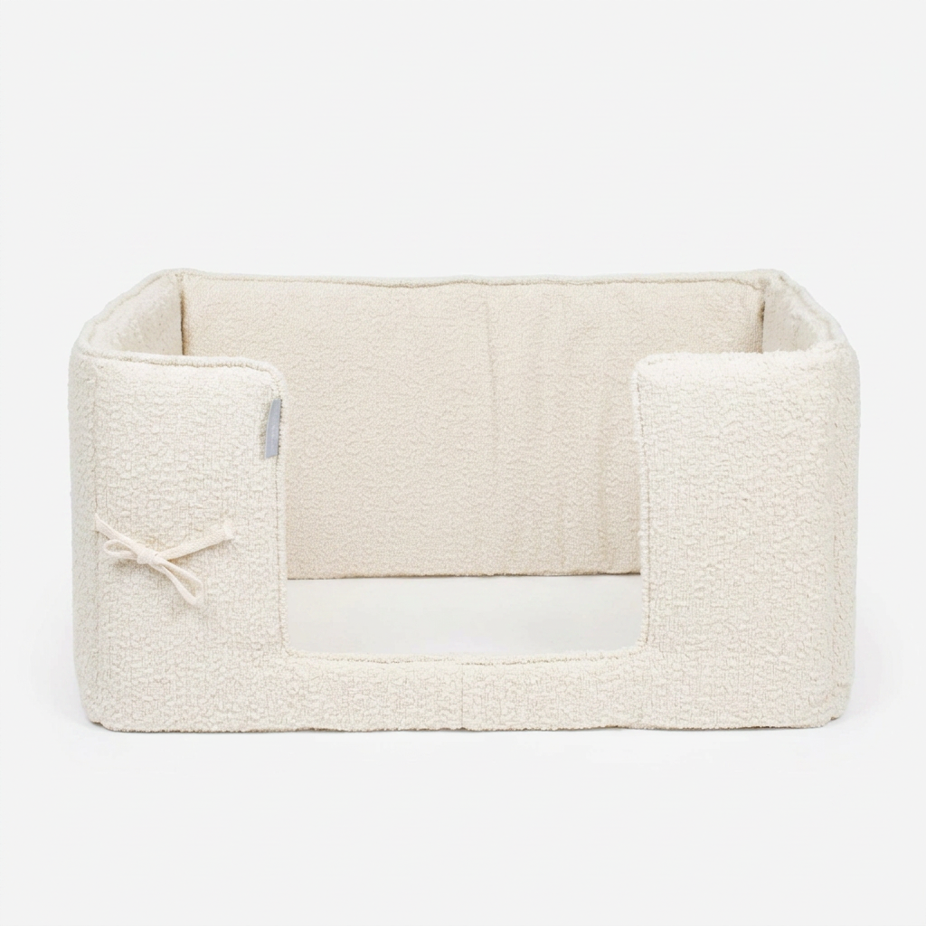 Bumper Cover Ivory Bouclé front view