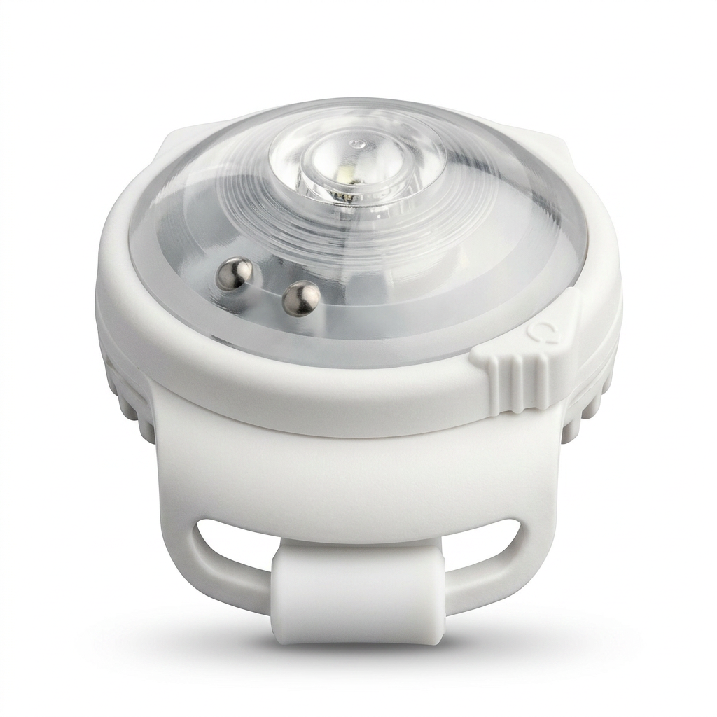 Orbiloc Safety Light White front view