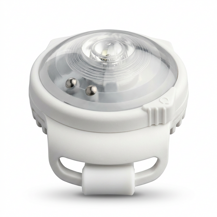 Orbiloc Safety Light White front view