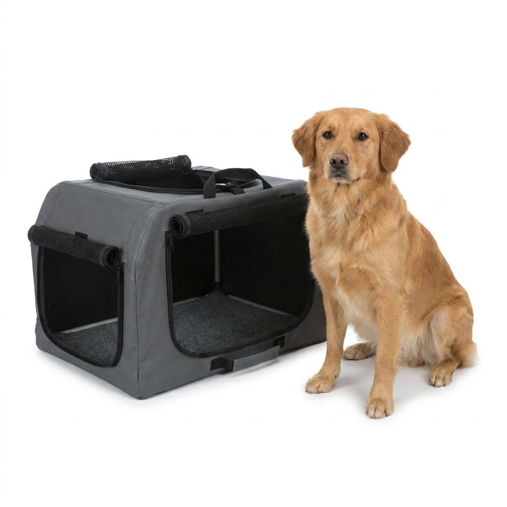 Trixie Easy Soft Travel Carrier with dog