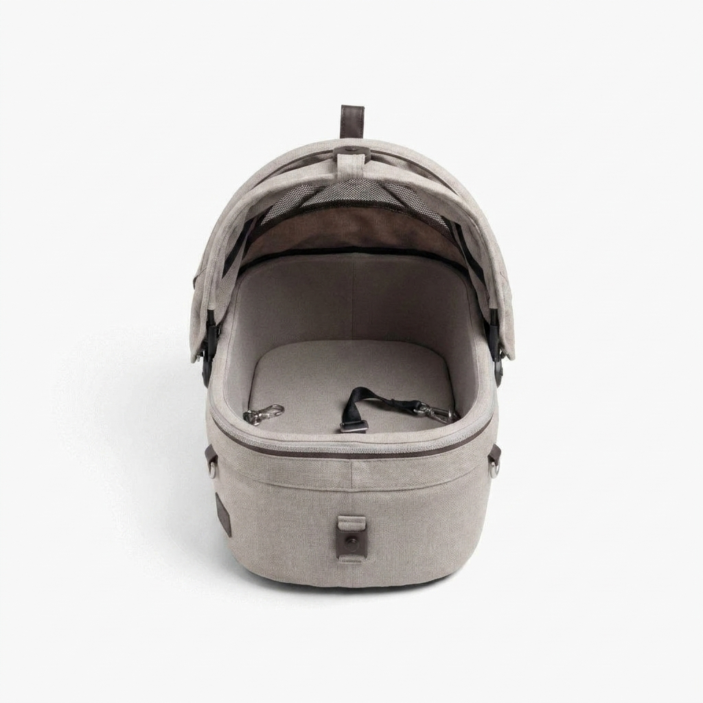 Maeve Pet Car Seat Fawn front view