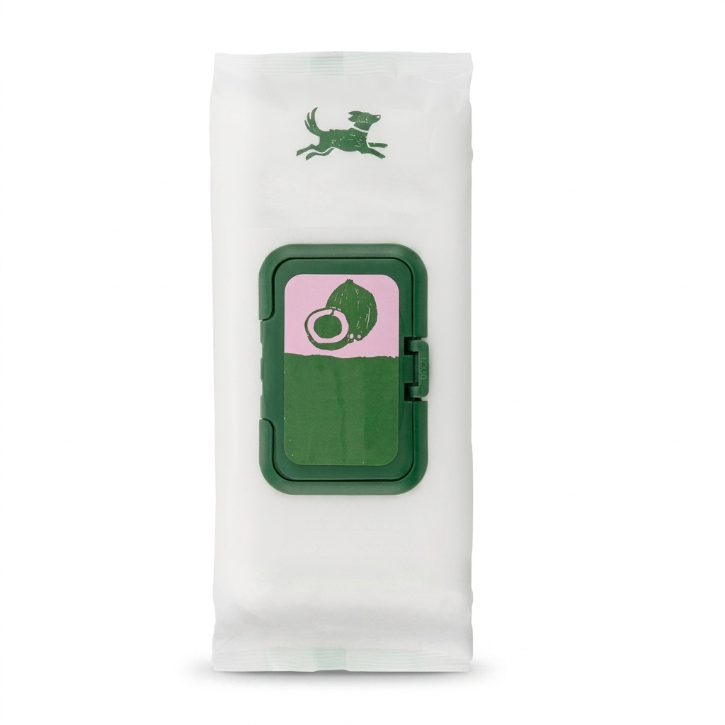 Beco Coconut Bamboo Dog Wipes front view