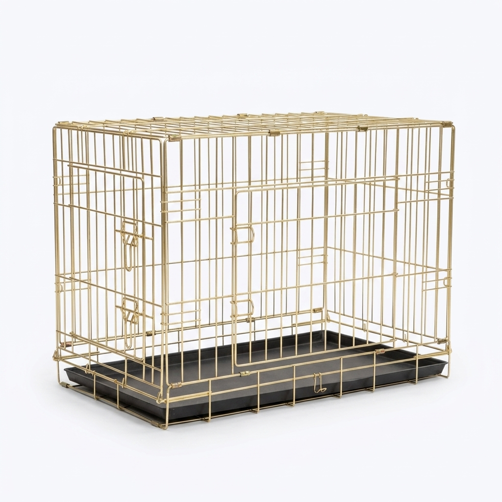 Champagne Gold Deluxe Crate angled view