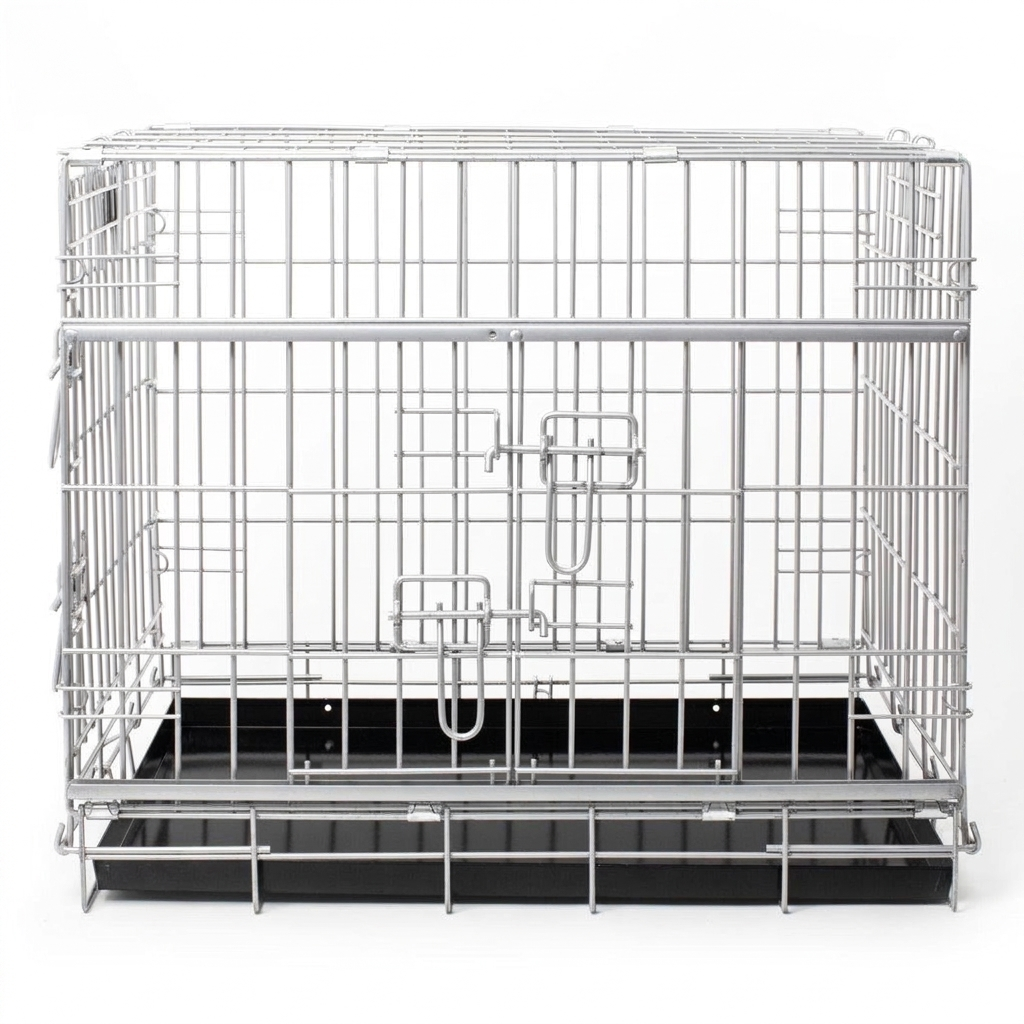 Sliding Door Dog Crate side view