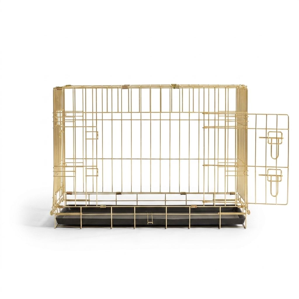 Champagne Gold Deluxe Crate side view