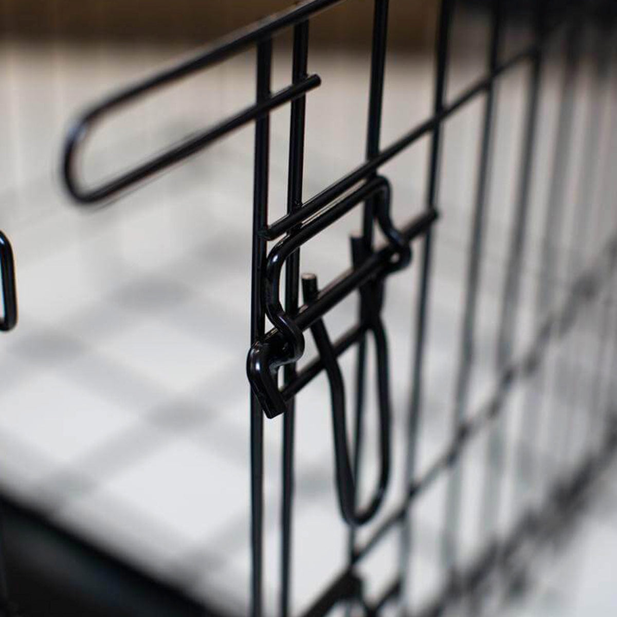 Deluxe Dog Crate in Black