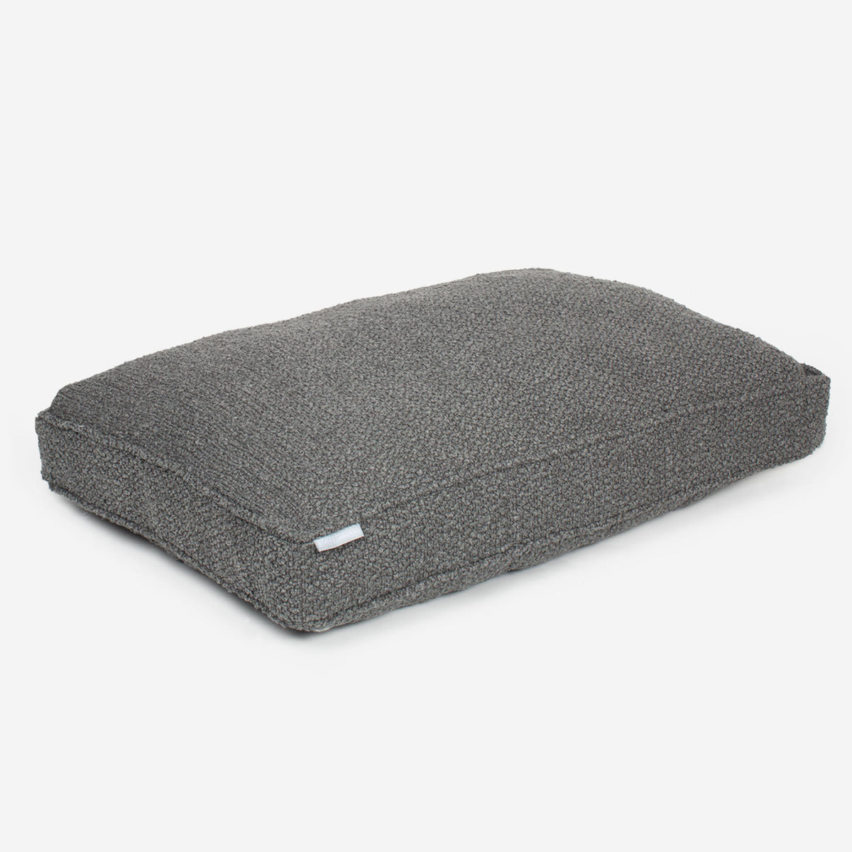 Handgemachtes Hundekissen Granit Bouclé Maschinenwaschbar Wasserabweisendes Futter
