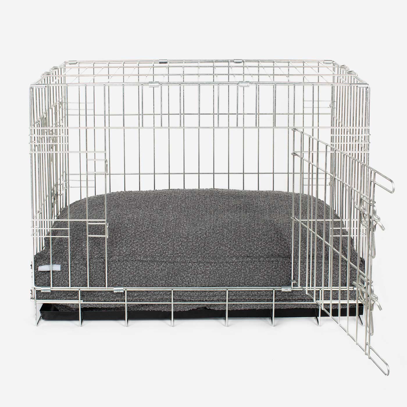 Handgemachtes Hundekissen Granit Bouclé Maschinenwaschbar Wasserabweisendes Futter