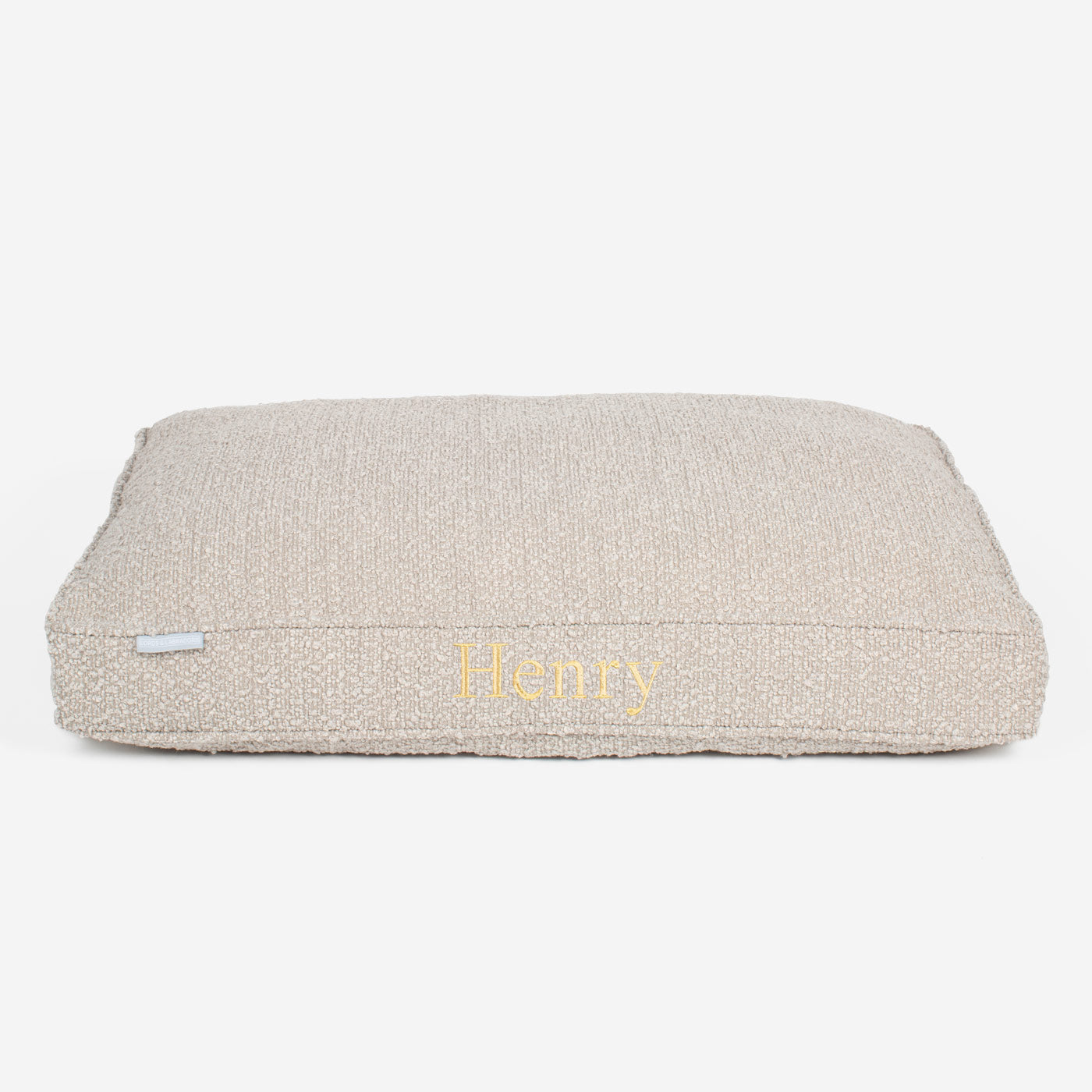 Coussin pour chien fait main en bouclette vison, lavable en machine, doublure résistante à l'eau
