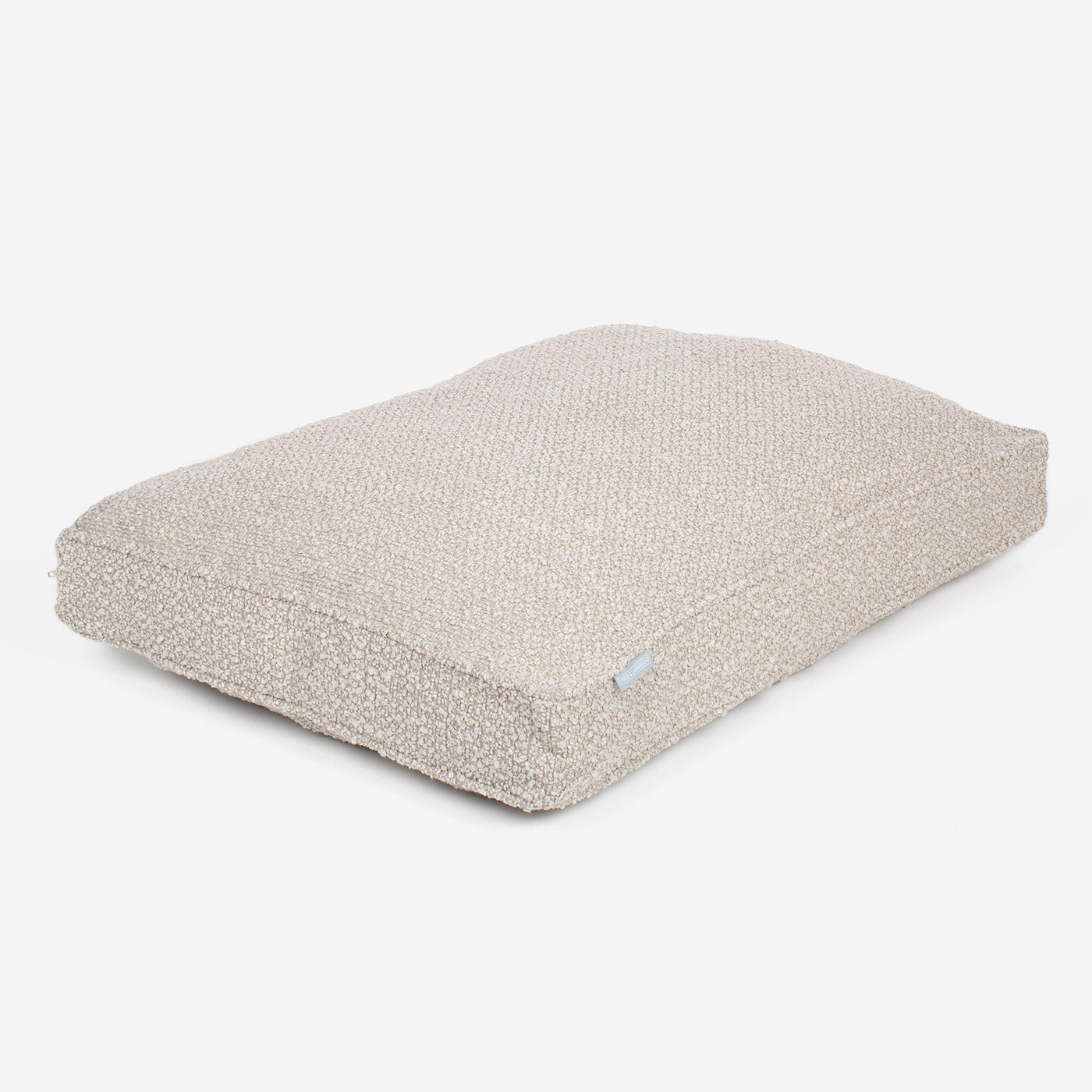 Coussin pour chien fait main en bouclette vison, lavable en machine, doublure résistante à l'eau