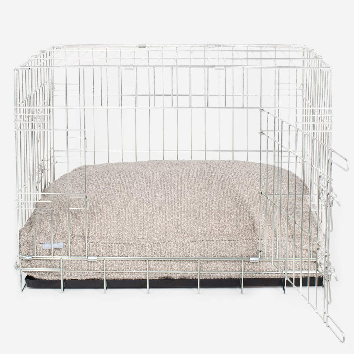 Coussin pour chien fait main en bouclette vison, lavable en machine, doublure résistante à l'eau