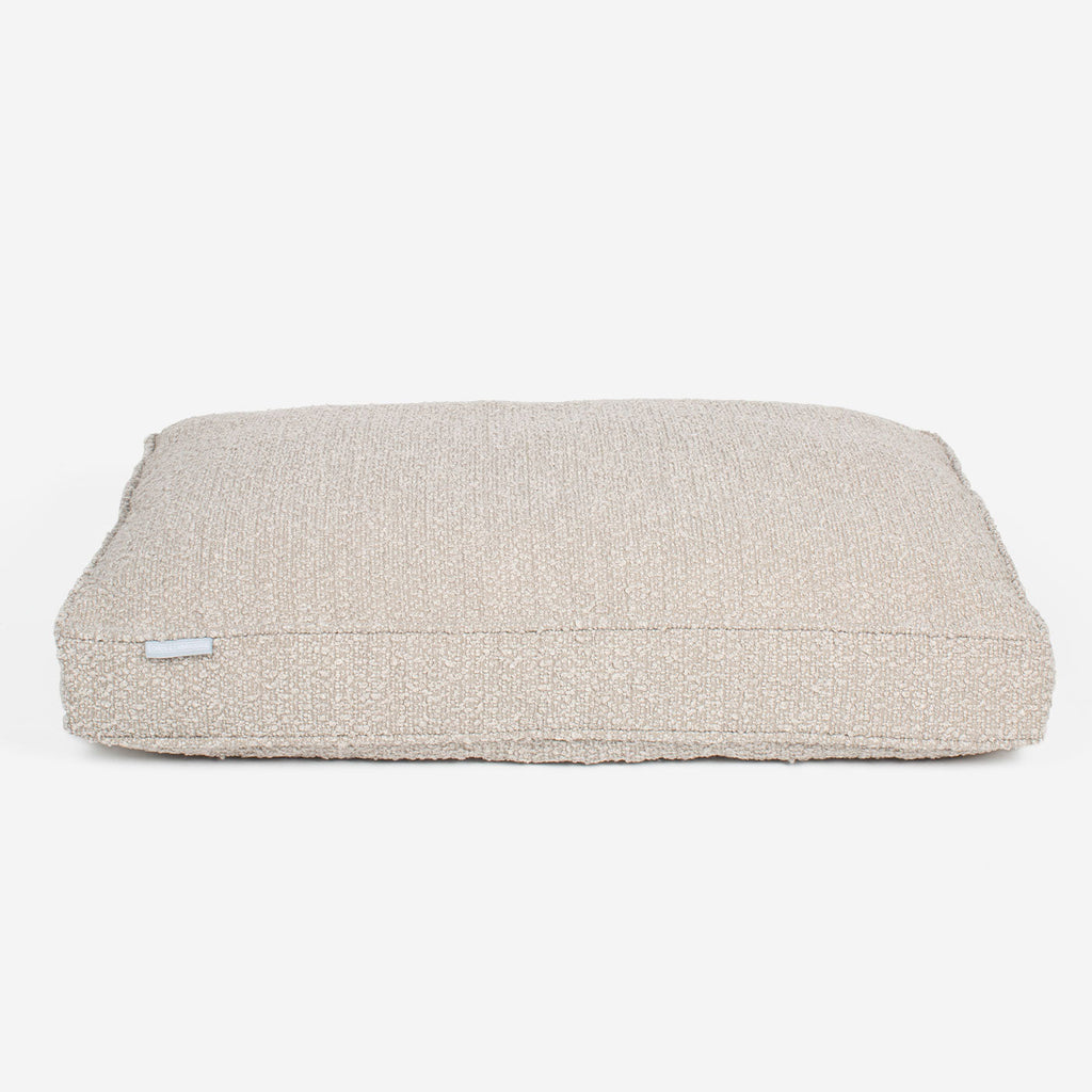 Coussin pour chien fait main en bouclette vison, lavable en machine, doublure résistante à l'eau