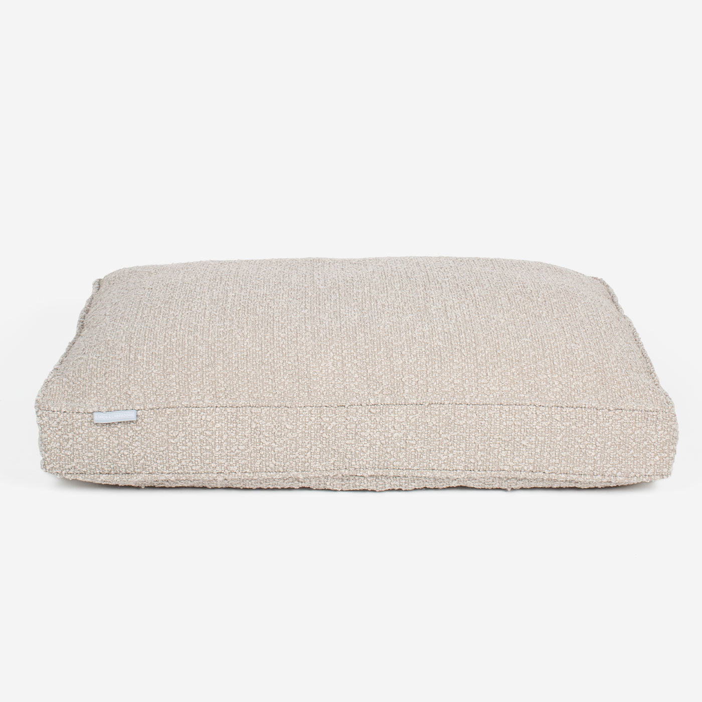 Coussin pour chien fait main en bouclette vison, lavable en machine, doublure résistante à l'eau
