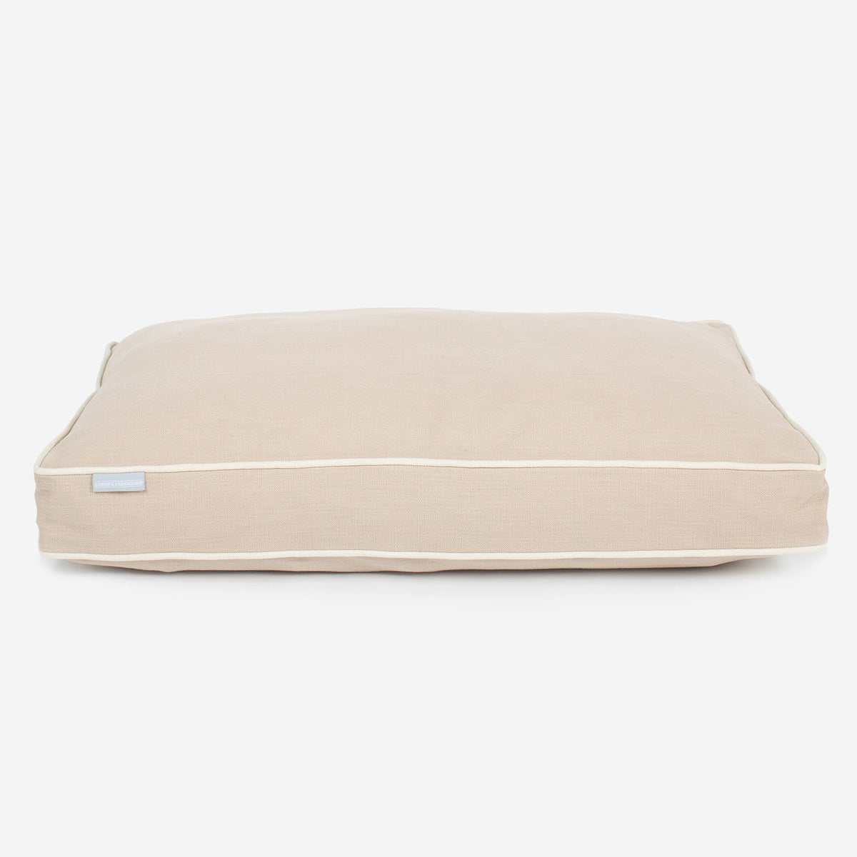 Coussin pour chien en coton Savanna Oatmeal Doublure imperméable lavable en machine